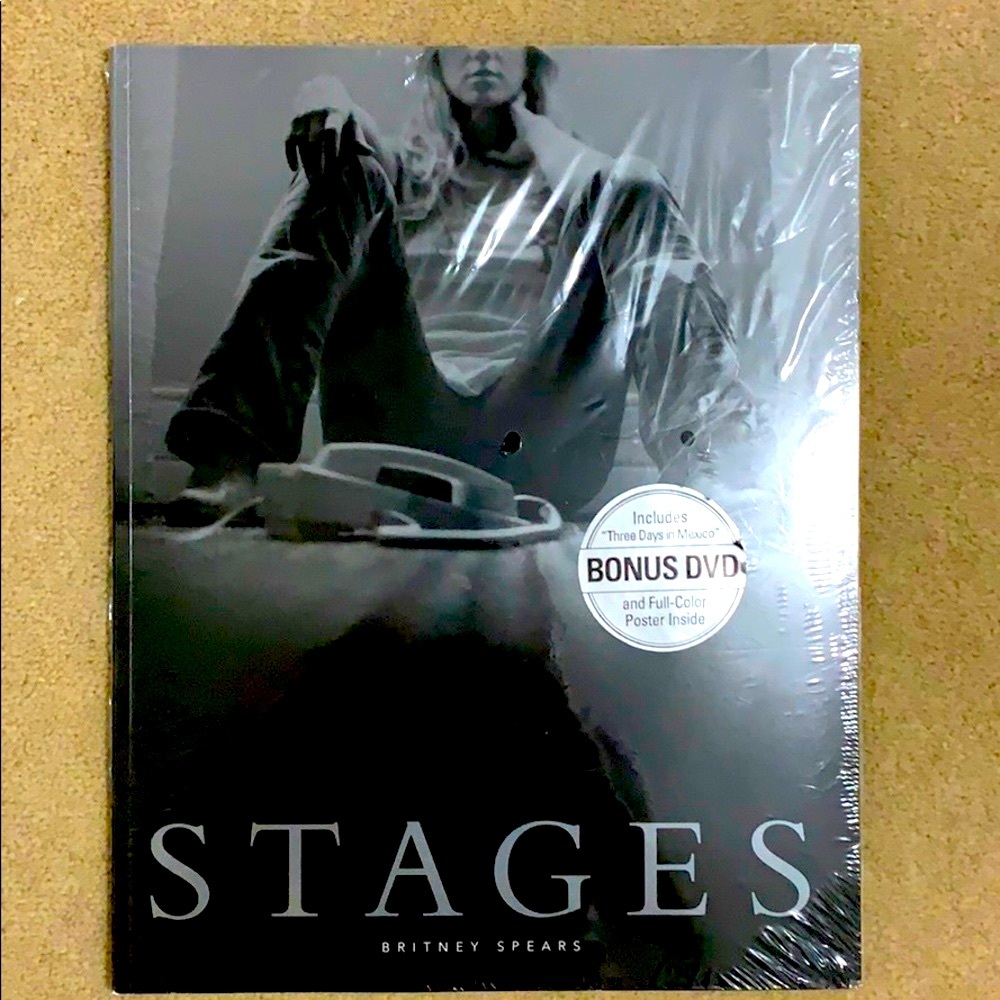 Britney Spears Stages Book New Sealed